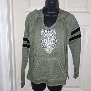 No Boundaries Olive Green Hoodie